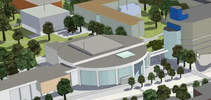 Campusplan in 3D